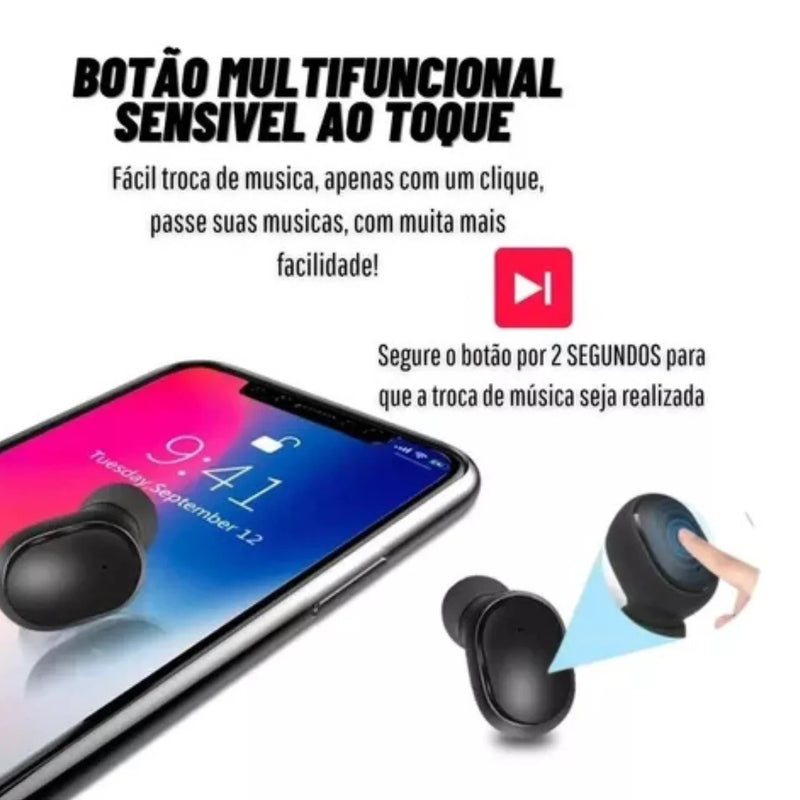 fones de ouvido sem fio TWS Ly-112