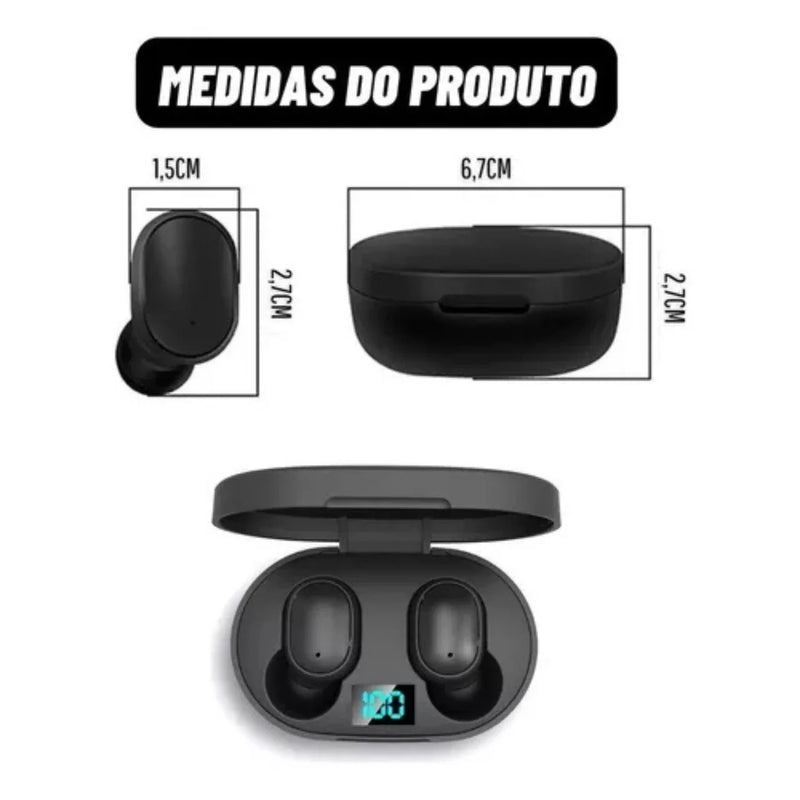 fones de ouvido sem fio TWS Ly-112