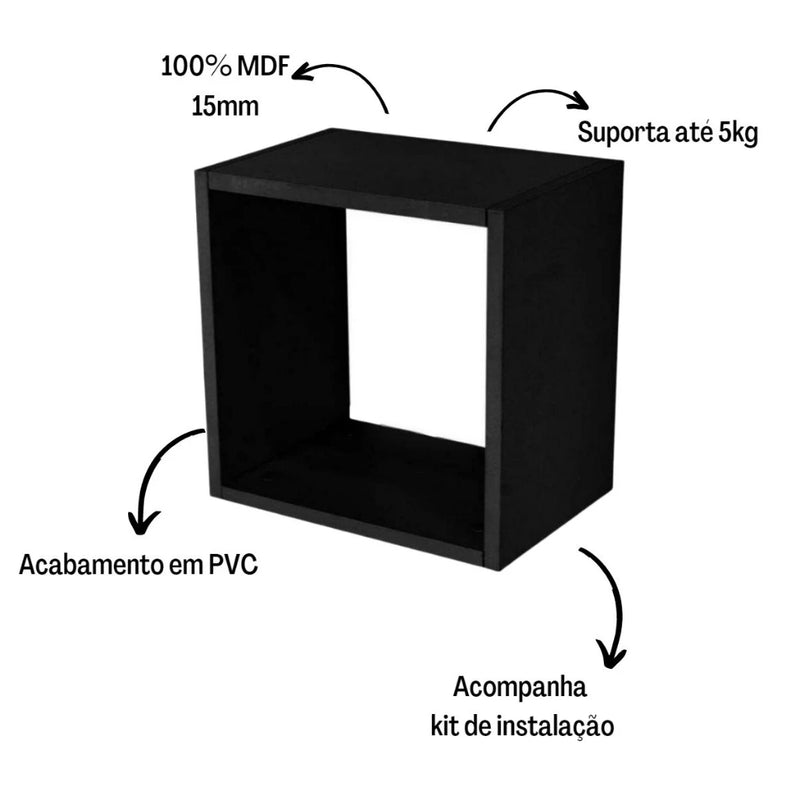 Suporte de Armazenamento e Decoração em MDF - Estilo e Funcionalidade